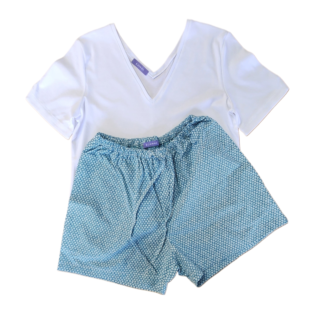 Printed Poplin Short