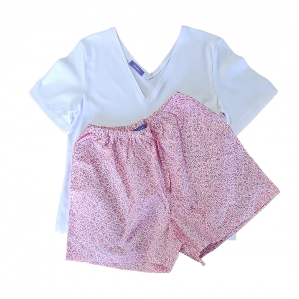 Printed Poplin Short