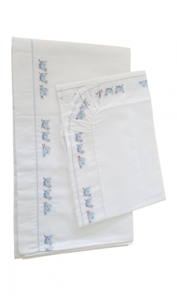 Blue Chicks Bedding Set