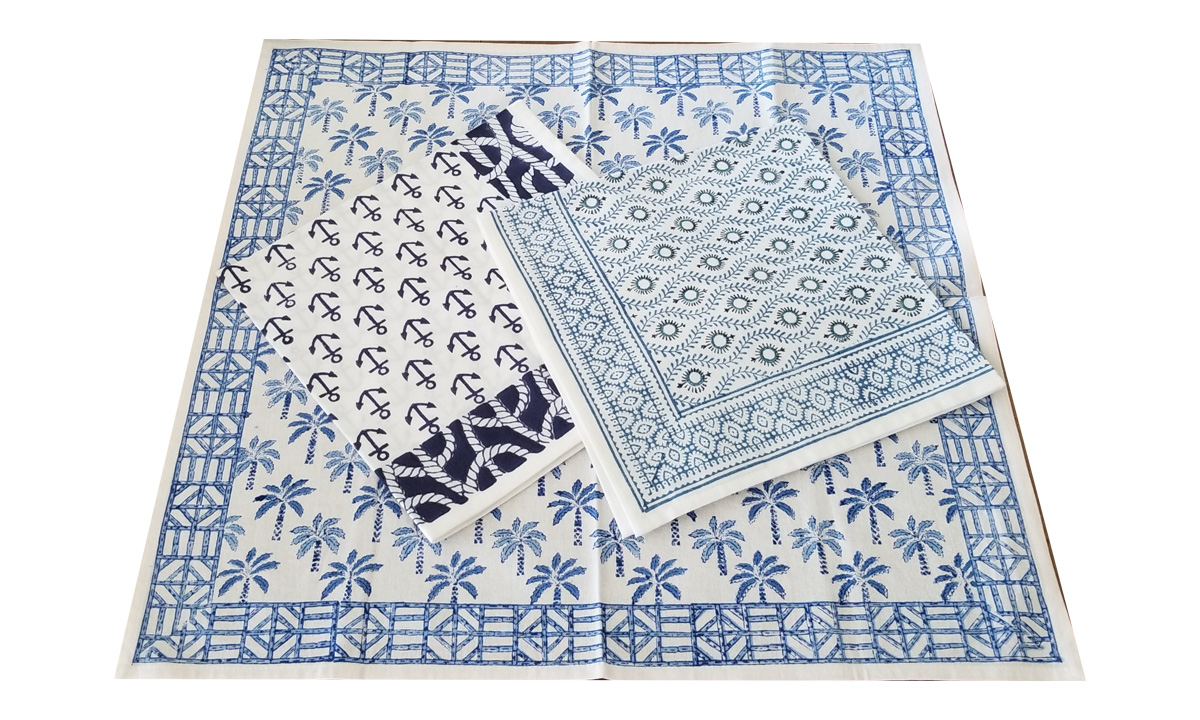 Blue Napkins
