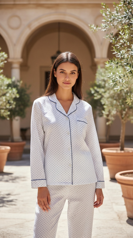 Minitulips Pique Pajama