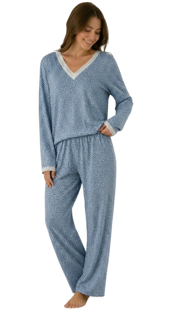Sweet Leopard V neck PJ